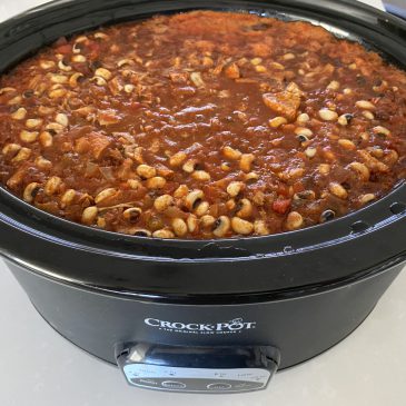 Pulled Pork, Black Eyed Pea Chili