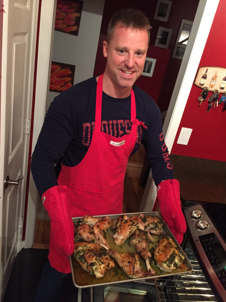 Remove turkey gremolata from oven and serve