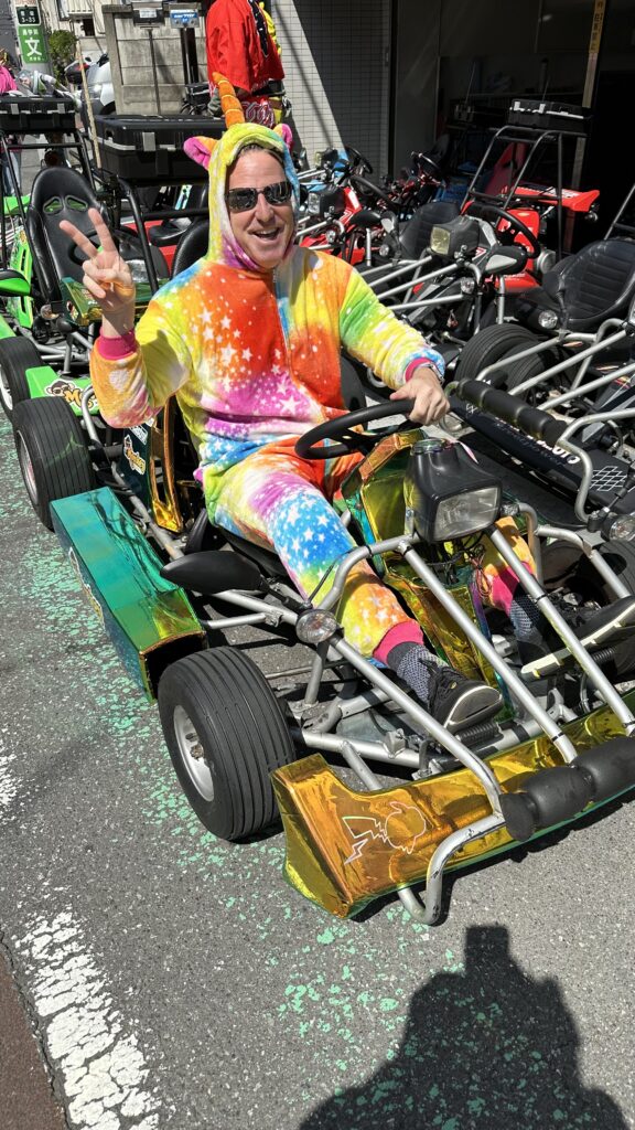 Monkey Kart Racing through the streets of Tokyo
