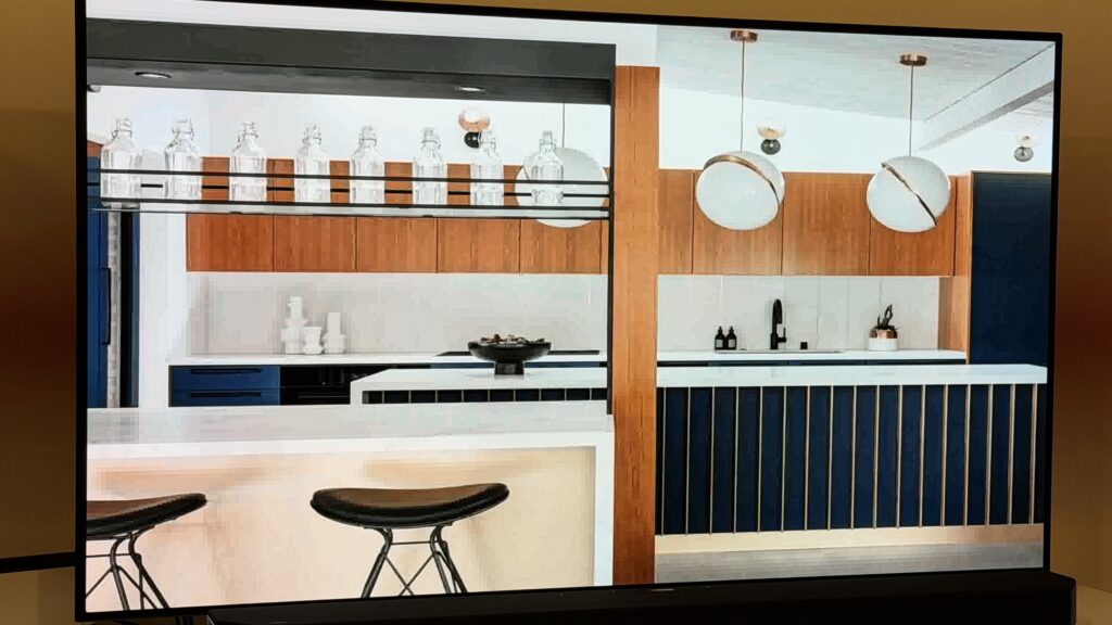 Rooms are warm, featuring natural colors and depth in light